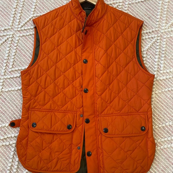 Barbour Other - Barbour Men's Quilted Orange Vest